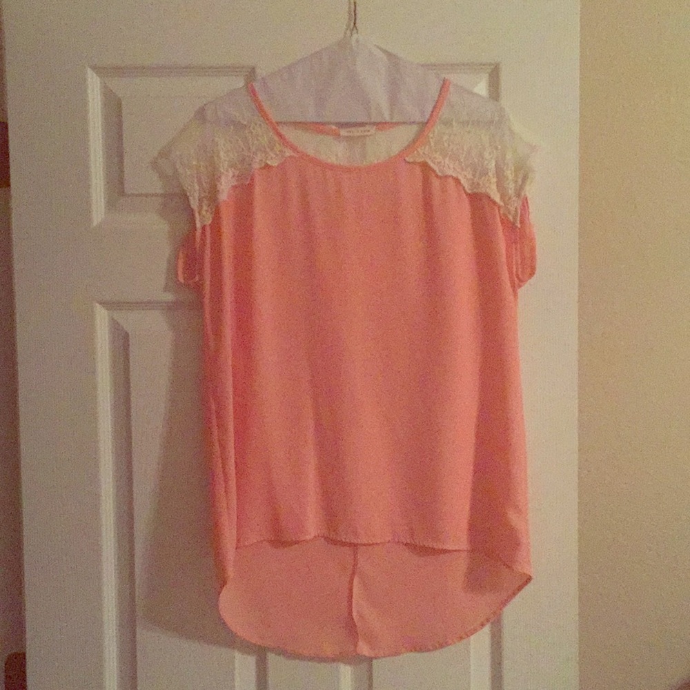 Lace Trim Blouse
